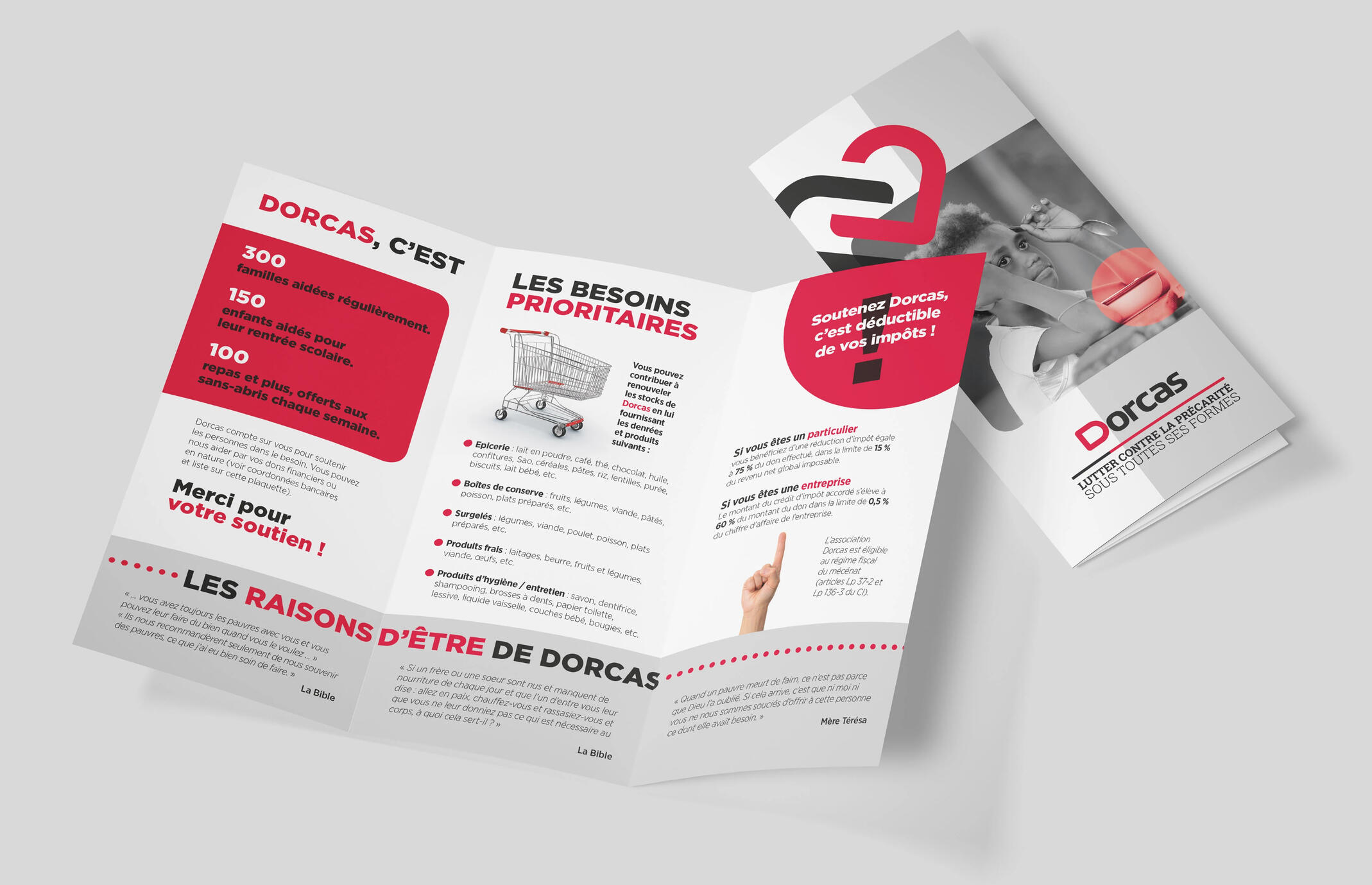 Flyer banque alimentaire Dorcas